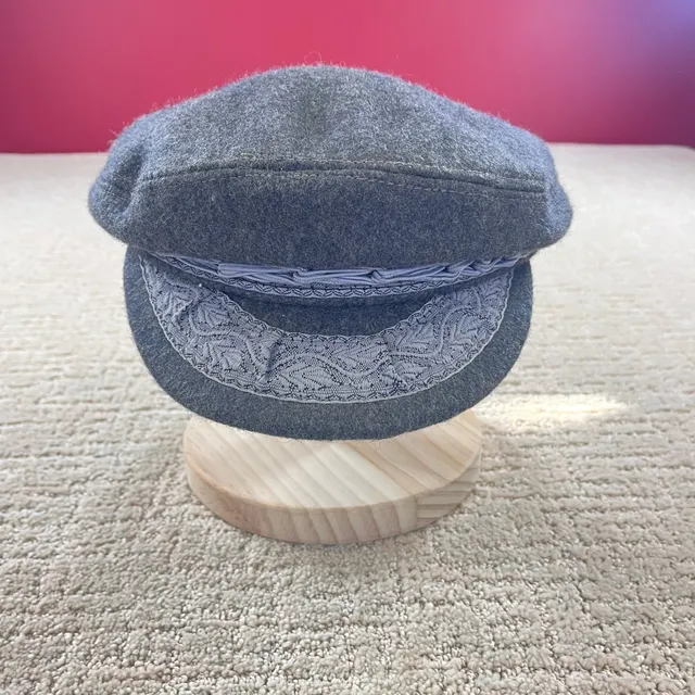 Dorfman Pacific Co. Authentic Fisherman's Cap Gray Wool Blend Made in Greece