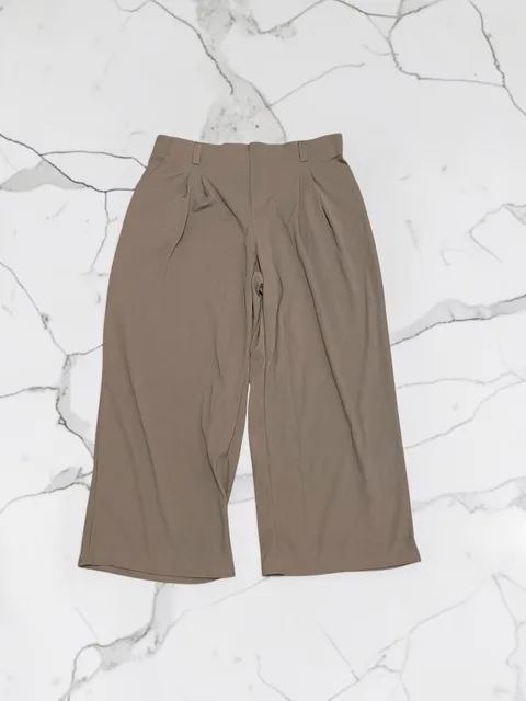 NWOT Halara Flex Plus Size High Waisted Pocket Wide Leg Waffle Work Pants