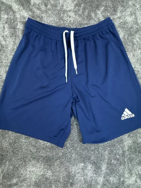 Adidas Entrada 22 Soccer Shorts Size M Blue Athletic Training