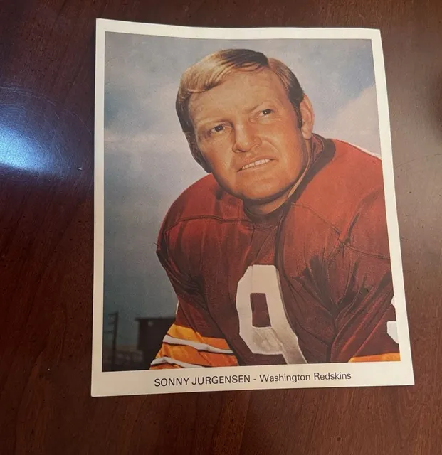 Vintage Washington Redskins NFLPA Player Photo Print Lot Set of 6