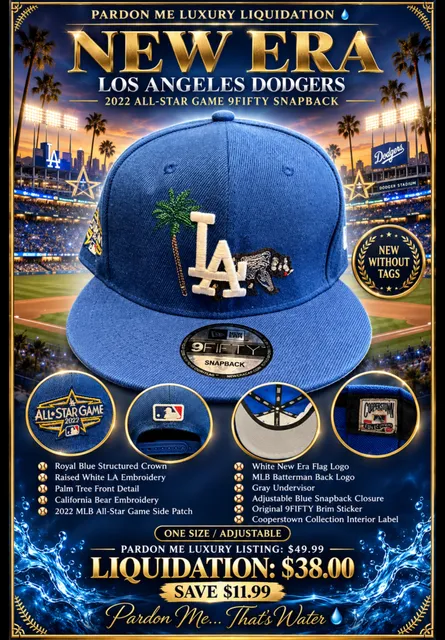 New Era Los Angeles Dodgers 2022 All-Star Game Palm Tree Bear 9FIFTY Snapback
