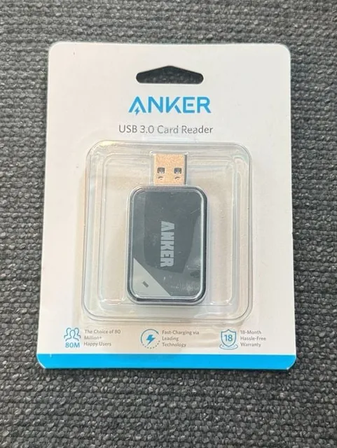 Anker USB 3.0 Card Reader Black New A7612