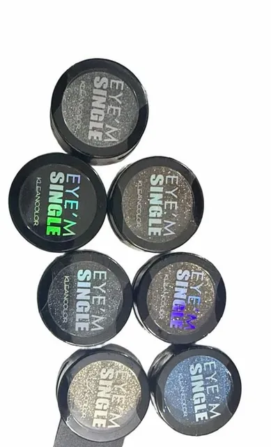 Kleancolor Eye M Single Glitter Eyeshadow Set Of 7