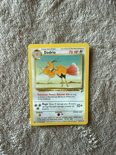 Pokemon Card Dodrio 37/130 Base Unlimited