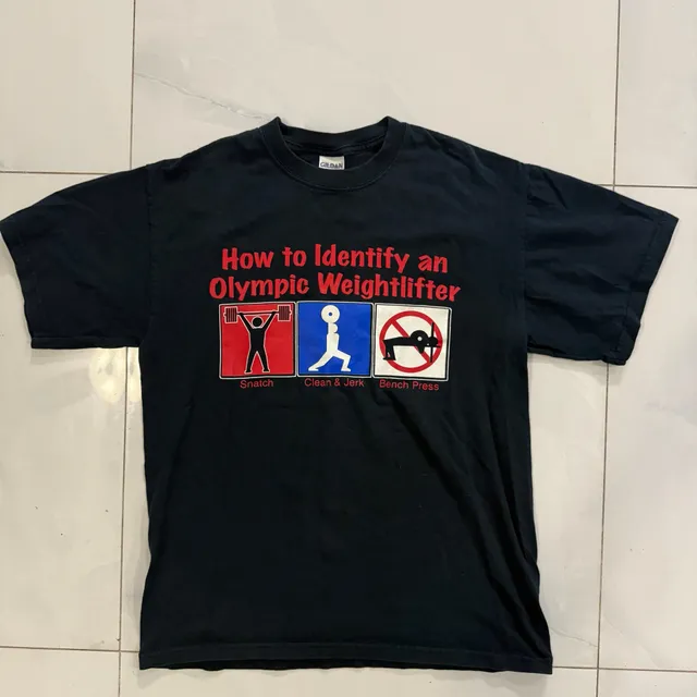 Gildan Olympic Weightlifter T-Shirt Black