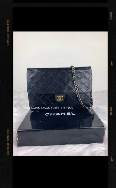 Chanel Quilted Leather Flap Bag Black
