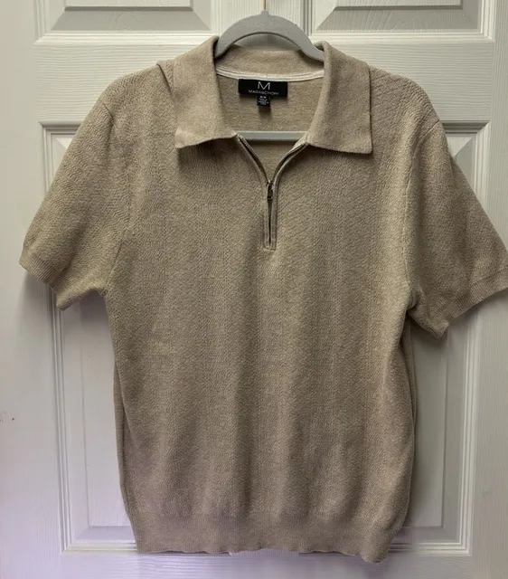 Magaschoni Zip Polo Sweater Size M
