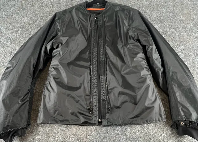 Sedici Motorcycle Jacket Size WLG Black Quilted Liner Zip