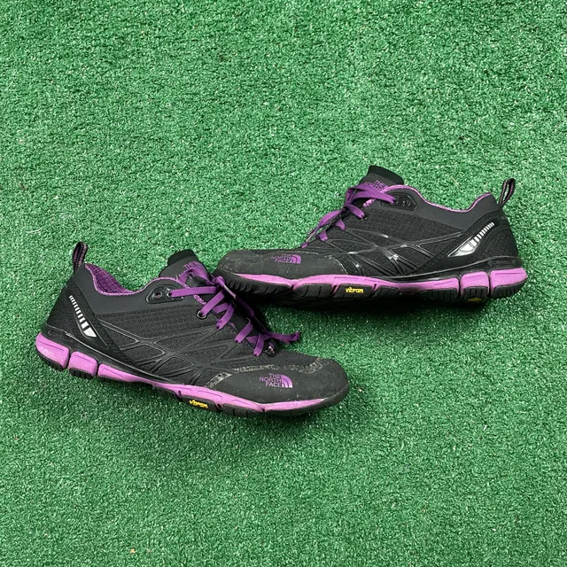 The North Face Ultra Kilowatt Size 10 Black Purple Trainer Shoes