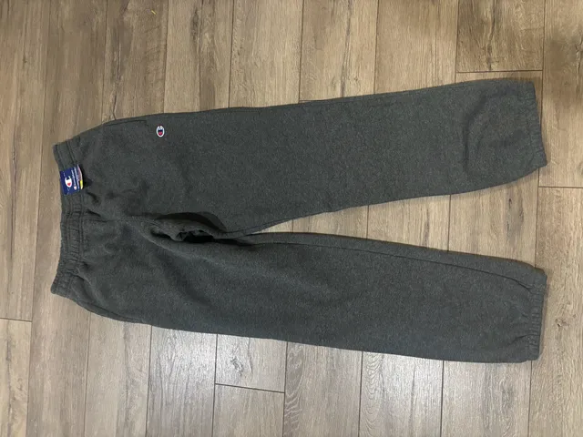 Champion Sweatpants Size M Dark Gray Fleece Athletic Casual