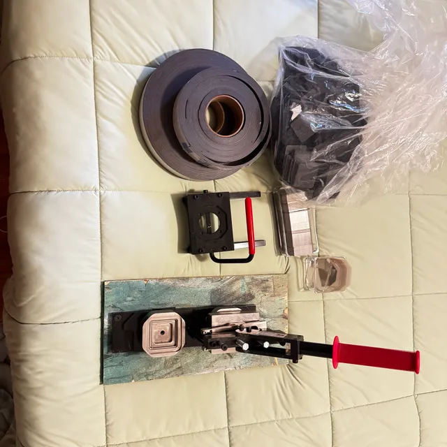 Photo Magnet Making Machine Kit with Magnetic Strips and Supplies