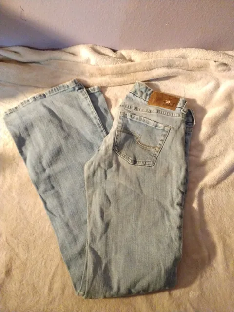 Tilt Flare Denim Jeans Light Wash Y2K Size Unknown
