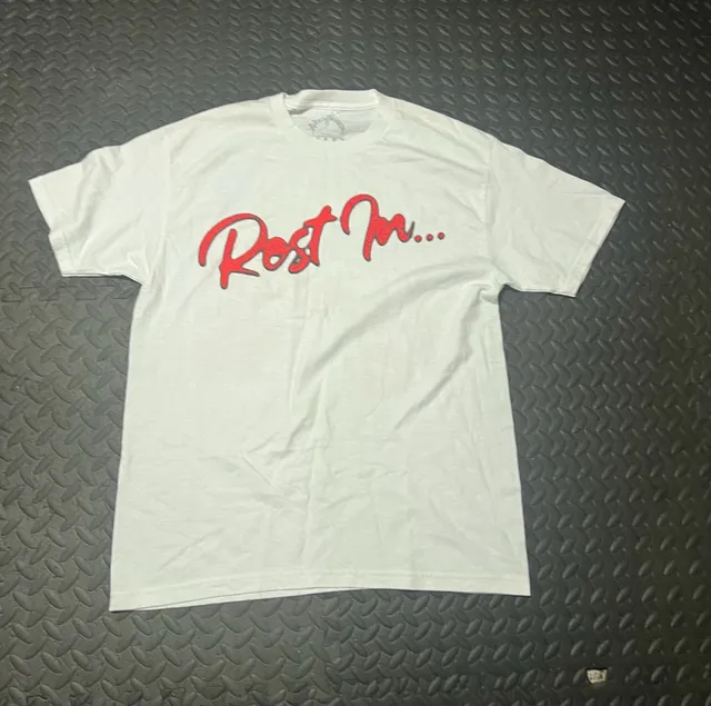 Rest in Paradise T-Shirt Large White Graphic Tee