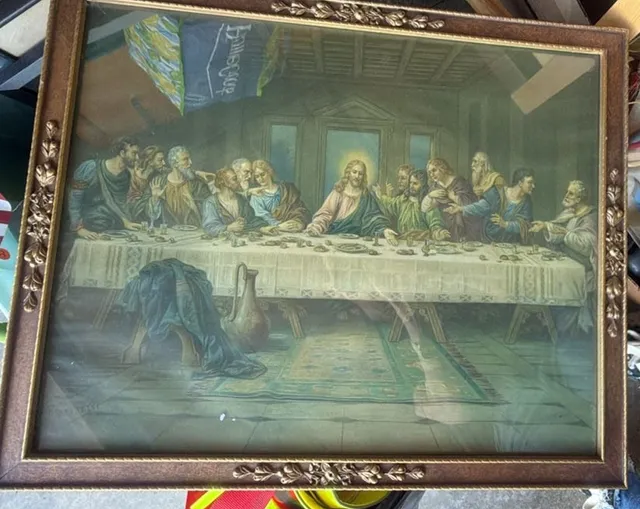 Brunozetti The Last Supper Framed Print