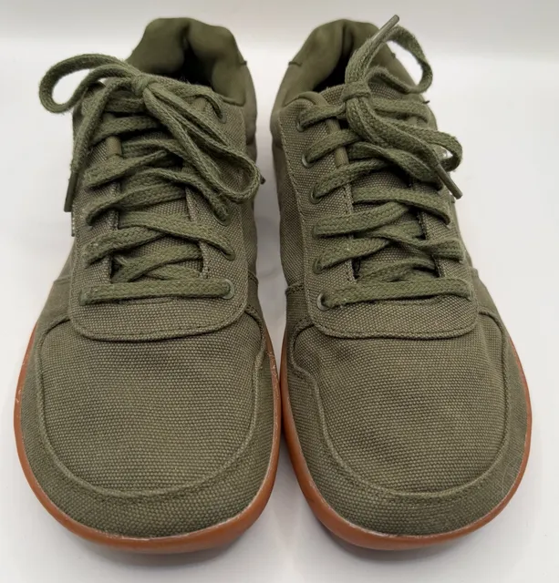 Whitin W882 Shoes Size 41 Olive Green Canvas Barefoot Sneakers