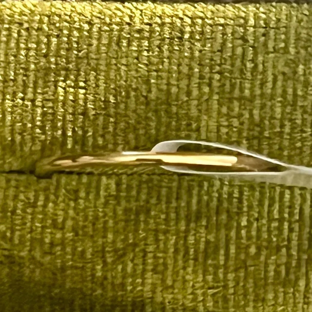 14K Gold Filled Minimalist 1mm Band Ring Size 7