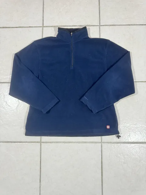 Old Navy Fleece Quarter Zip Pullover Size XL Blue