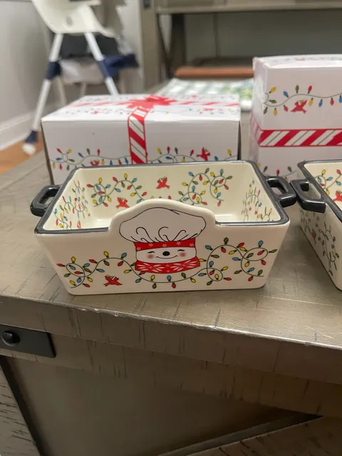 2 Temptation by Tara Ceramic Loaf Pan , Oven to Table , for Dana Cullen Pottery - ,