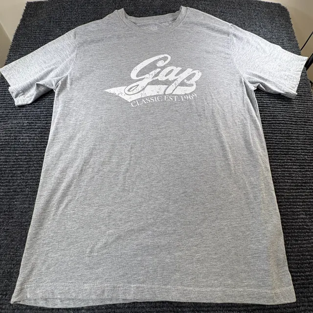 Gap Classic Est 1969 Graphic T-Shirt Heather Grey