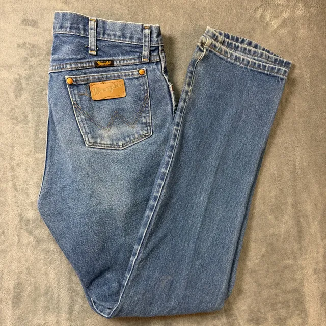 Wrangler Cowboy Cut 13MWZ Jeans Mens 33x36 Prewashed Indigo Tall Bootcut