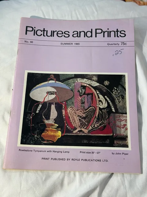 Pictures and Prints Magazine No. 93 Summer 1965
