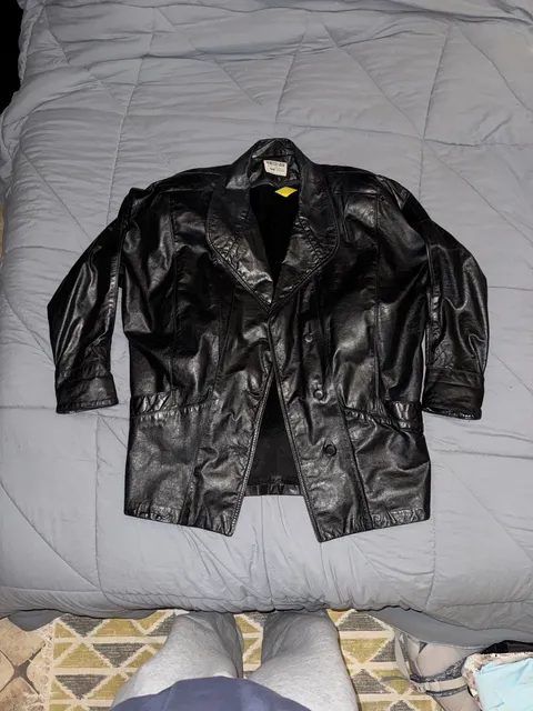 Northside Fashions Vintage Genuine Leather Jacket Black