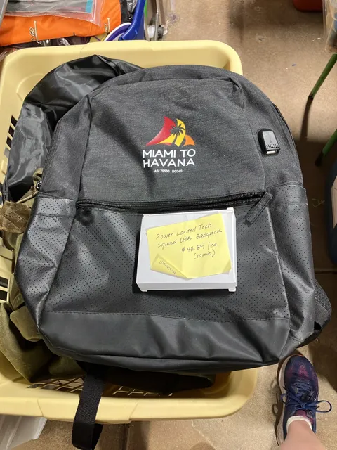 Miami To Havana Power Loaded Tech Squad USB Backpack