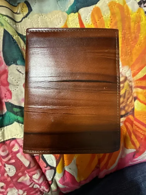 Amity Cowhide Leather Wallet Model 16803 21 Brown