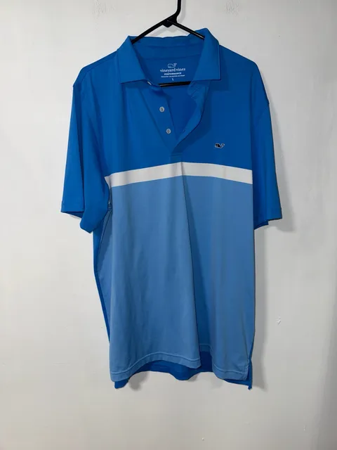 Vineyard Vines Performance Polo Size L Blue
