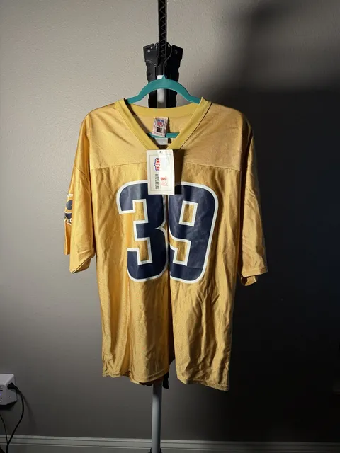 NFL Players Steven Jackson 39 Rams Jersey Size L Gold