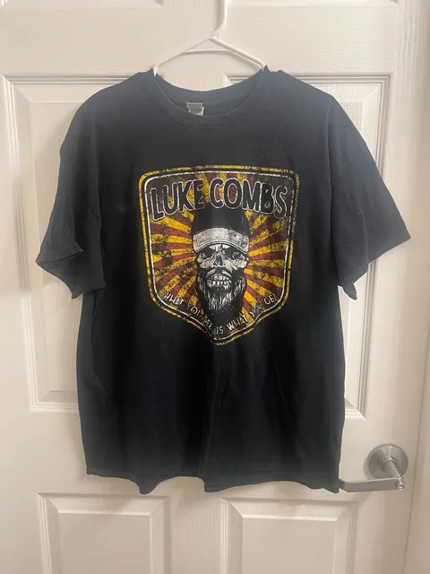Gildan Luke Combs What You See Is What You Get Tour 2021 T-Shirt XL