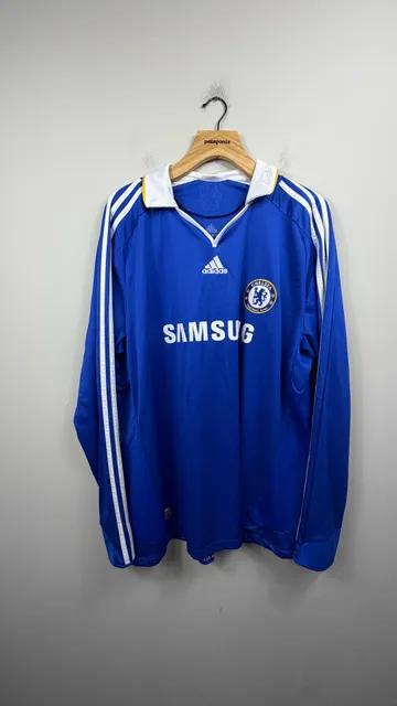 Adidas Chelsea 2008-09 Home Long Sleeve Jersey Size 2XL