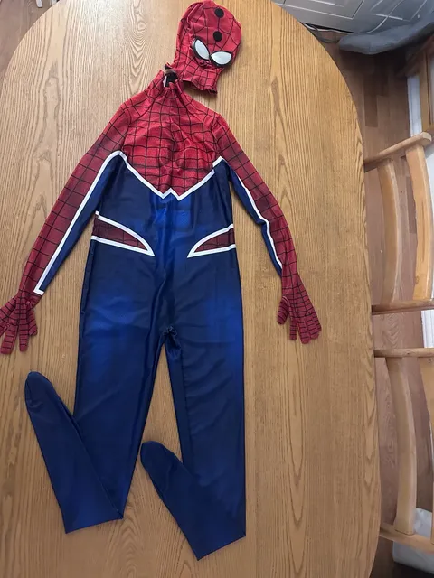Marvel Spider-Man Cosplay Costume Jumpsuit with Mask