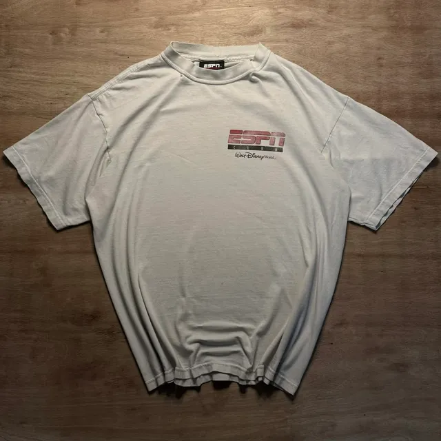 Vintage ESPN Club Walt Disney World SportsCenter Graphic T Shirt Y2K Large