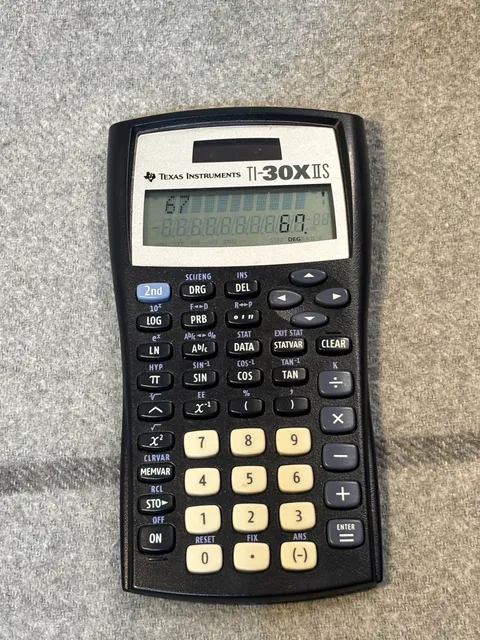 Texas Instruments TI-30XIIS Scientific Calculator Black