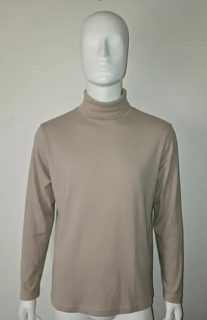 L.L.Bean Turtleneck Size X-Large Tall Beige Long Sleeve