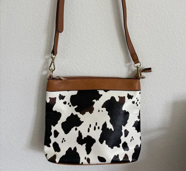 Malibu Skye Cow Print Crossbody Bag
