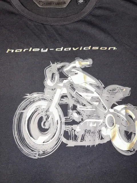Woman’s Harley-Davidson LiveWire Graphic Tee Size L Black Motorcycle