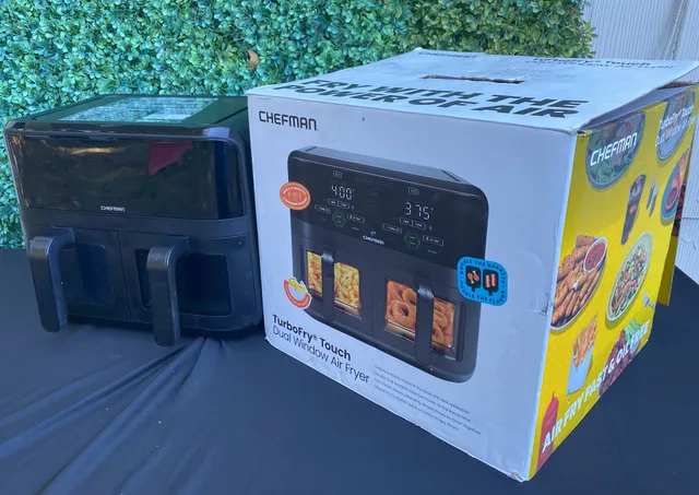 Chefman Dual Basket Air Fryer Black