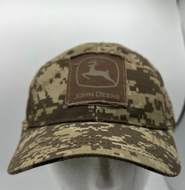 John Deere Digital Camo Baseball Cap Adjustable Hat