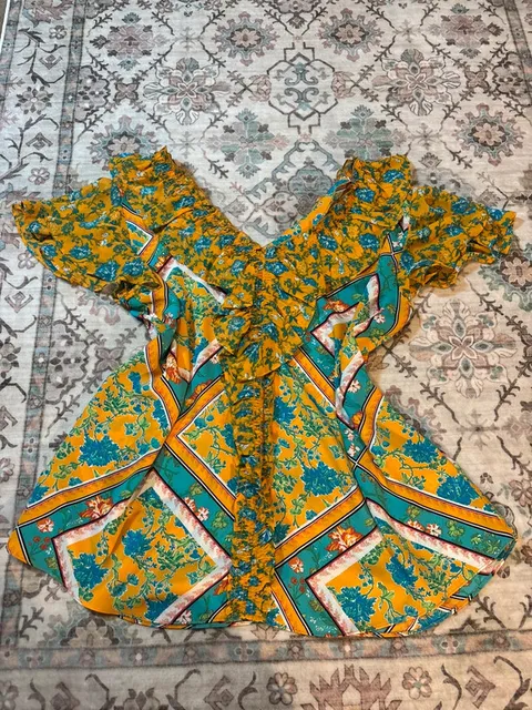 Cato Yellow Blouse size L NWT