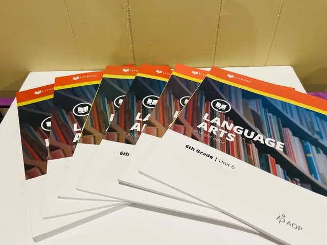 LIFEPAC Language Arts 6th Grade Unit 6-10 & Teacher Guide 