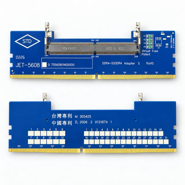 STD JET-5608 DDR4-SODDR4 Adapter S