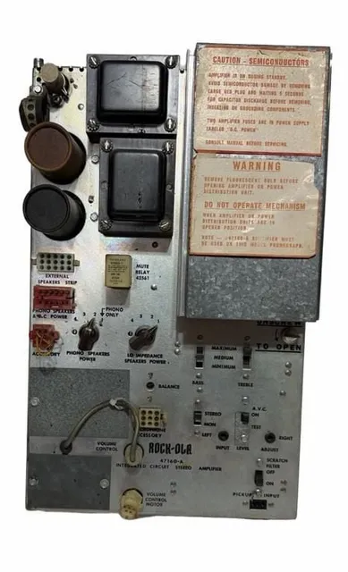 Rock-Ola 488 47160-A Stereo Amplifier