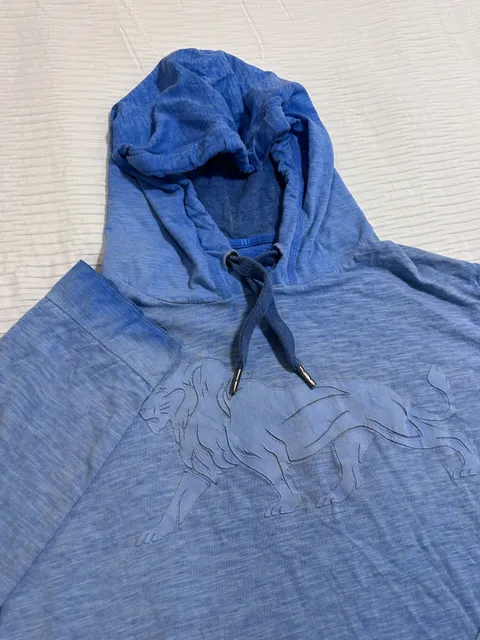 MGM Grand Hoodie Size XL Blue Lion Graphic Las Vegas