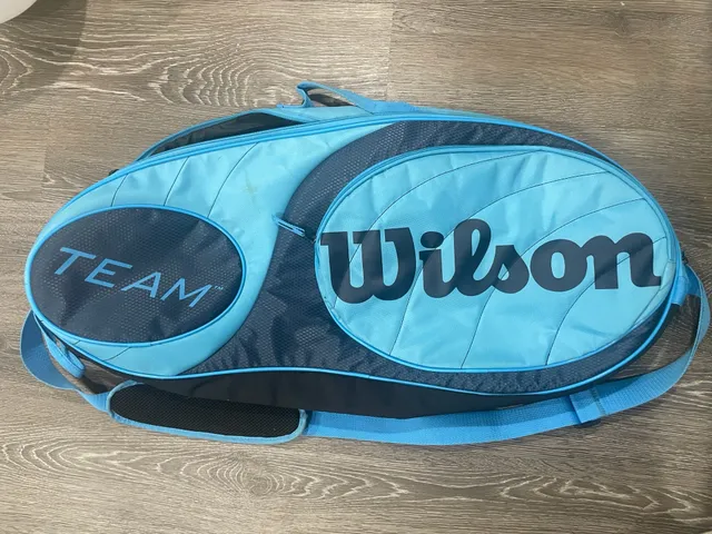 Wilson Team Tennis Racquet Bag Blue Black