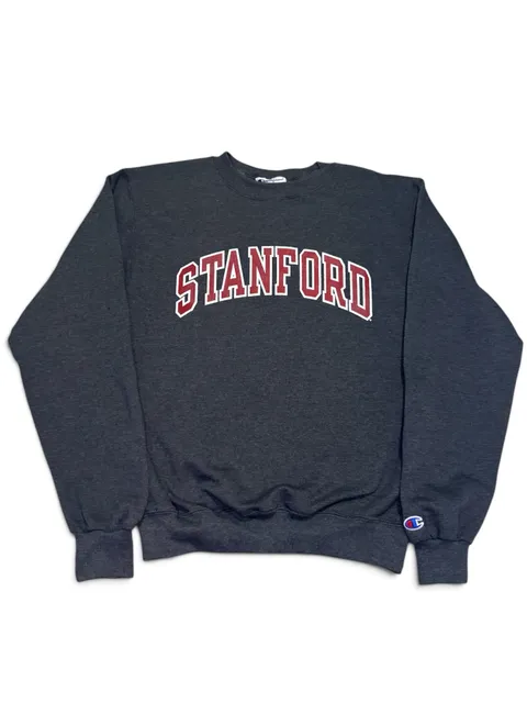 Champion Stanford Sweatshirt Size S Gray