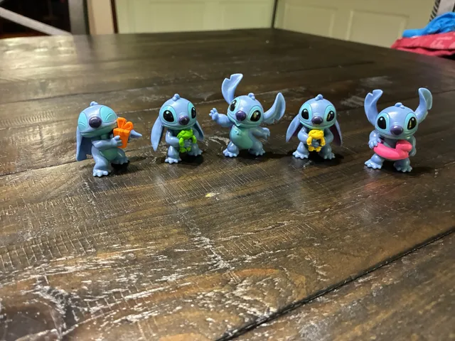 Disney Stitch Mini Figures Set Of 5