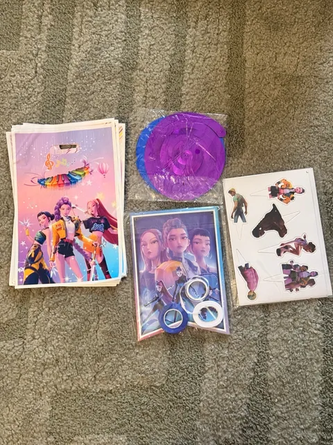 K-Pop Demon Hunters Party Supplies Bundle Set