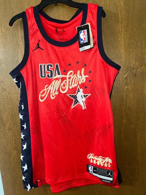 Jordan Jalen Brunson NBA All-Star Jersey Size S 40 Red New